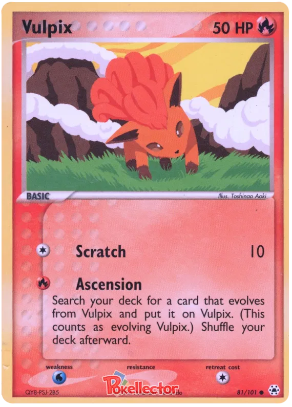 Vulpix - EX Hidden Legends #81