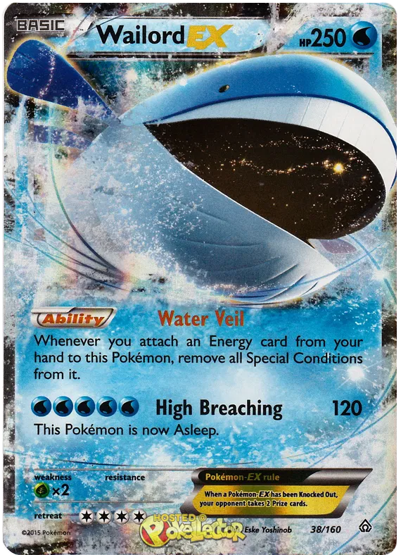 Wailord EX - Primal Clash #38