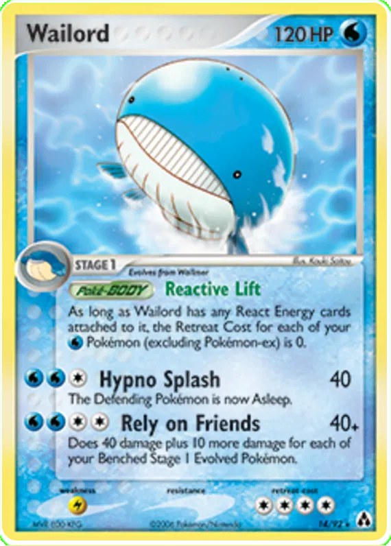 Wailord - EX Legend Maker #14