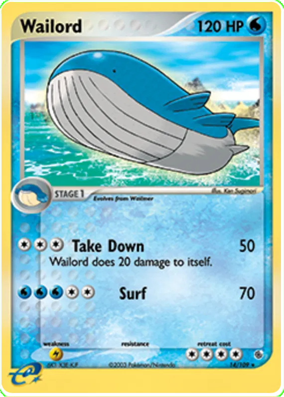 Wailord - EX Ruby & Sapphire #14