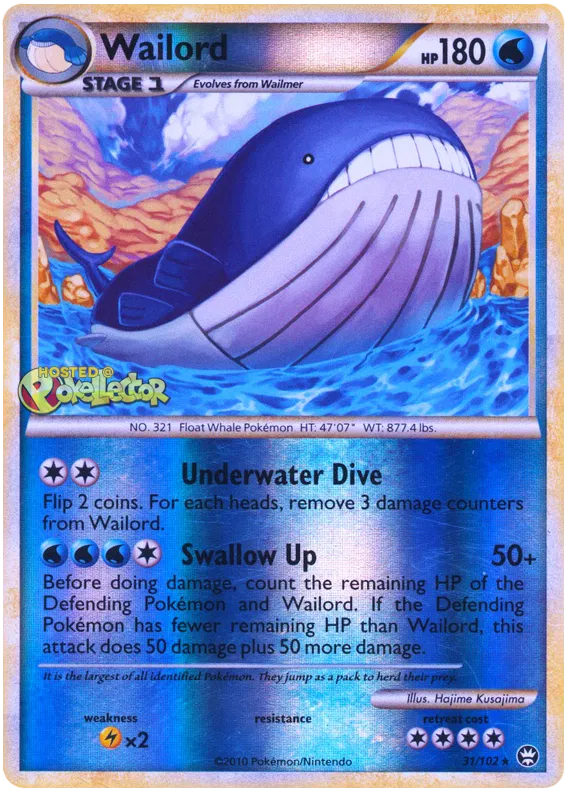 Wailord - HS Triumphant #31