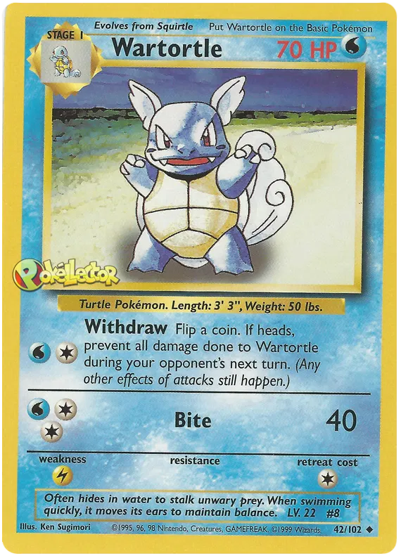 Wartortle - Base Set #42