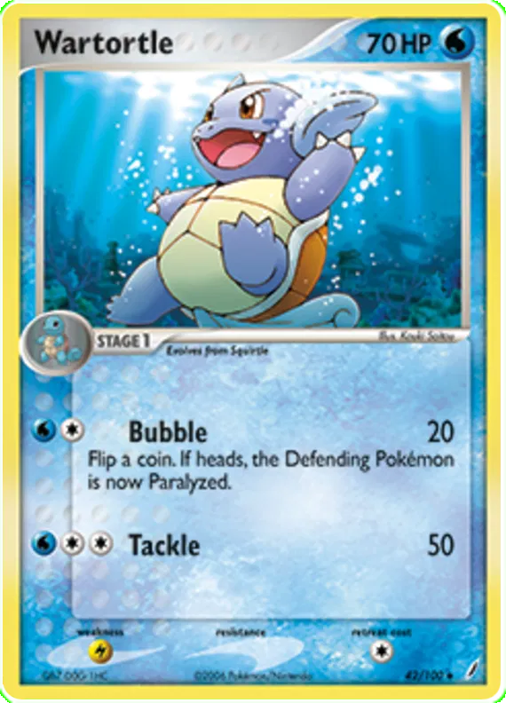 Wartortle - EX Crystal Guardians #42