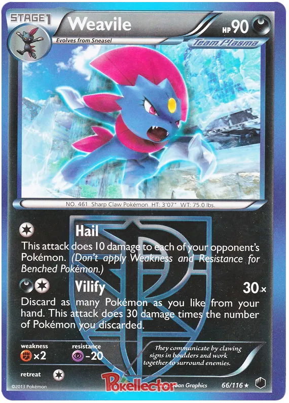 Weavile - Plasma Freeze #66