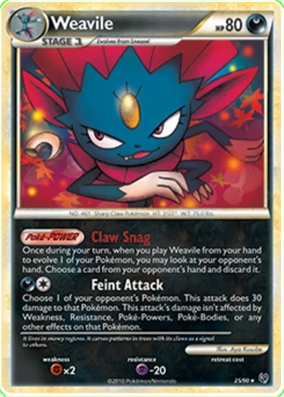 Weavile - HS Undaunted #25