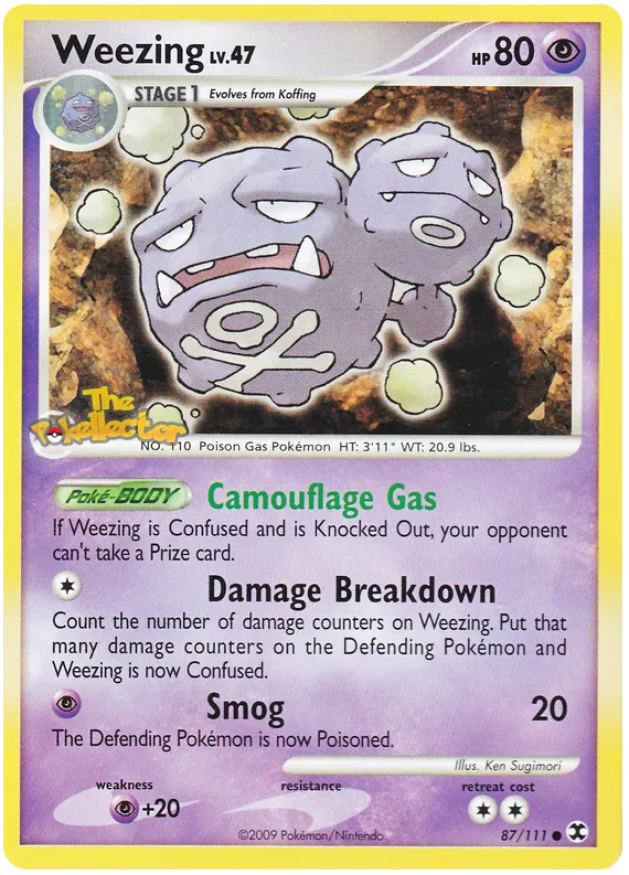 Weezing - Platinum - Rising Rivals #87