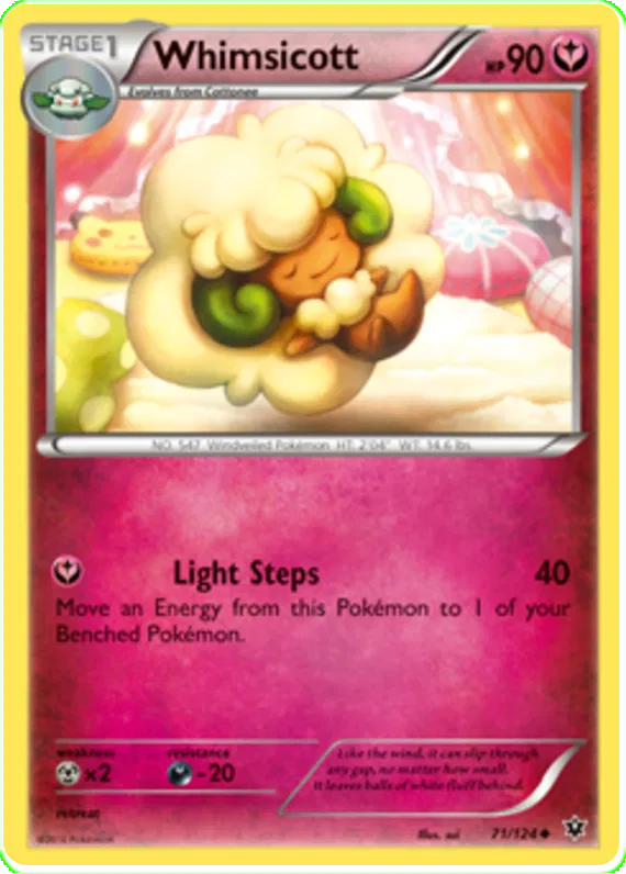 Whimsicott - Fates Collide #71