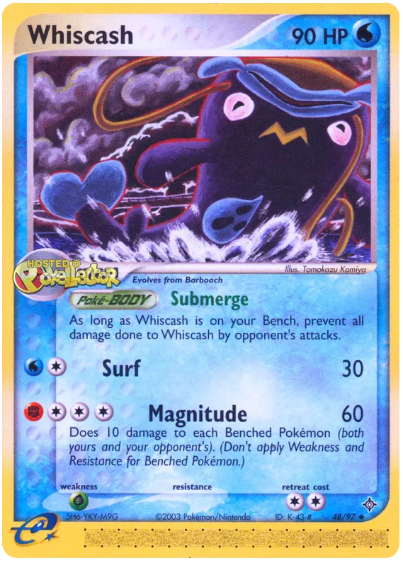 Whiscash - EX Dragon #48