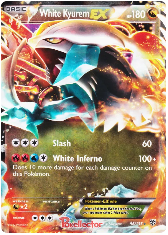 White Kyurem EX - Plasma Storm #96