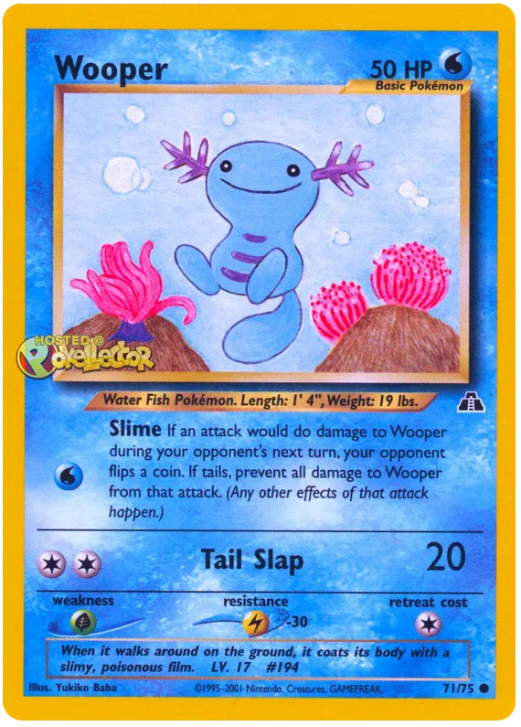 Wooper - Neo Discovery #71