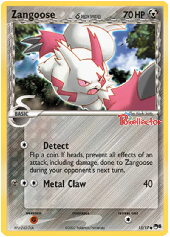 Zangoose  (delta species) - POP Series 5 #15