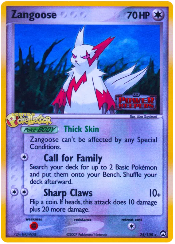 Zangoose - EX Power Keepers #25