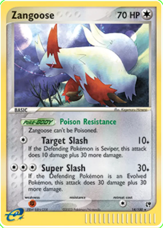 Zangoose - EX Sandstorm #14