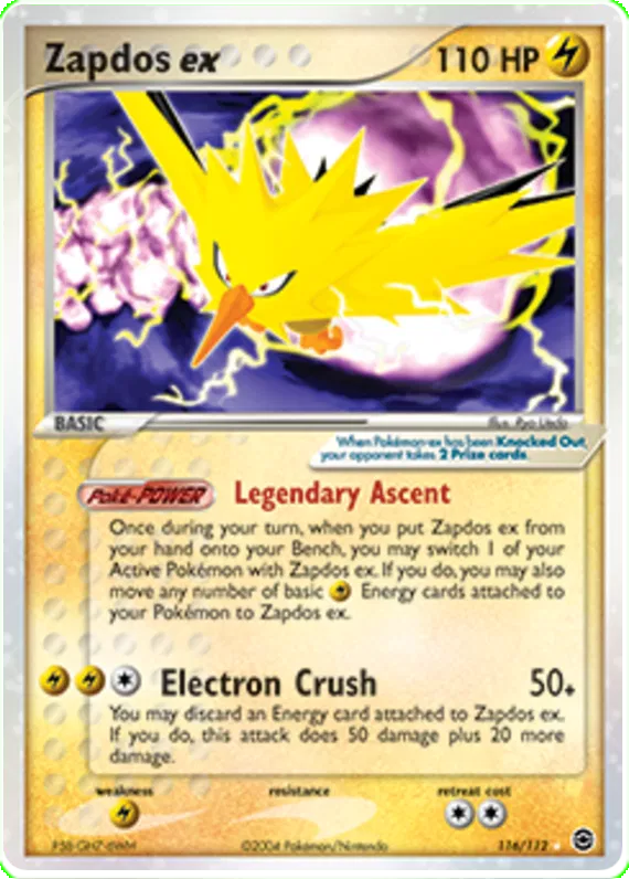 Zapdos ex - EX FireRed & LeafGreen #116