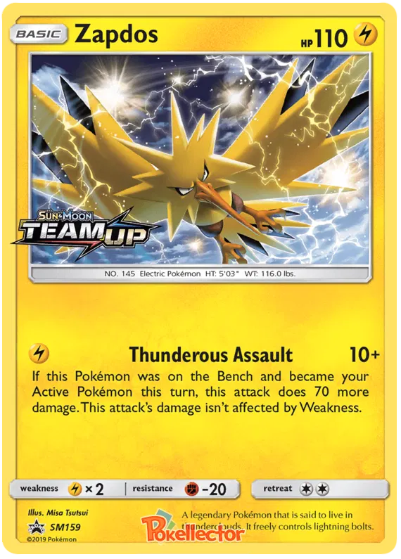 Zapdos - Sun & Moon Promos #159