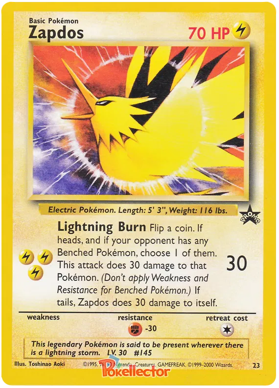 Zapdos - Wizards of the Coast Promos #23