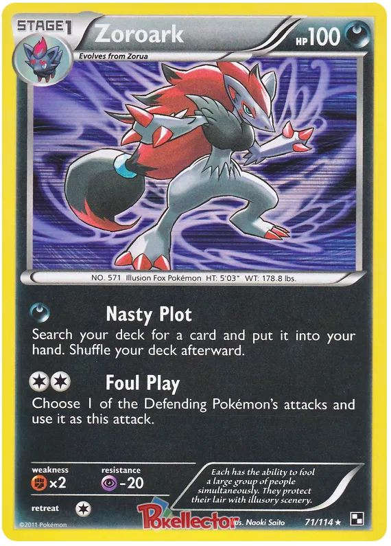 Zoroark - Black & White #71