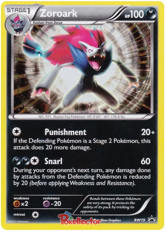 Zoroark - Black & White Promos #19