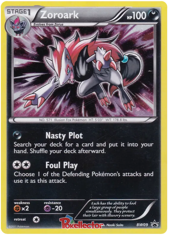 Zoroark - Black & White Promos #9