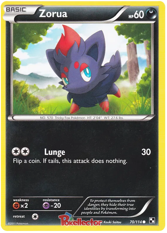 Zorua - Black & White #70