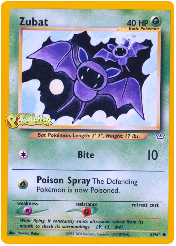 Zubat - Neo Revelation #59