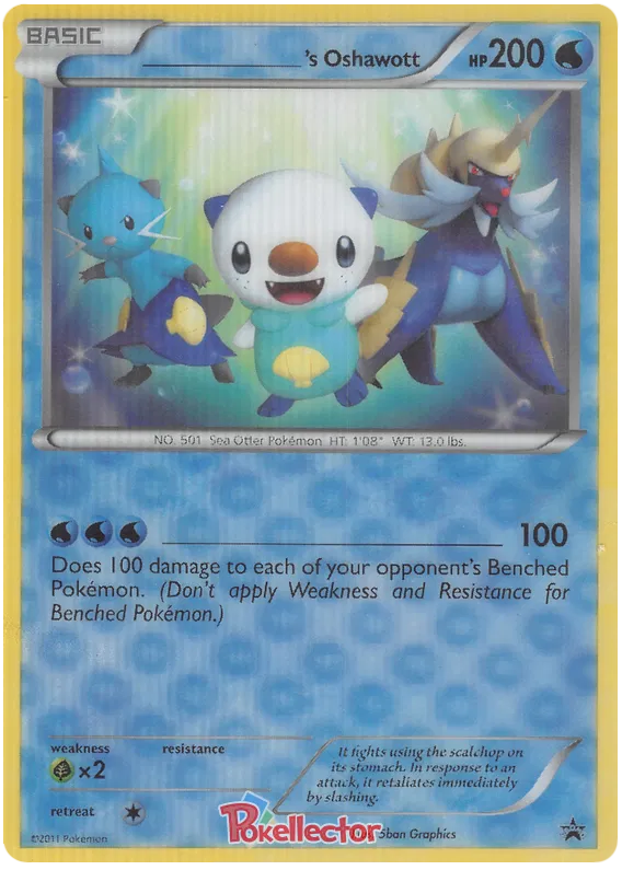 ____'s Oshawott (Jumbo) - Black & White Promos 